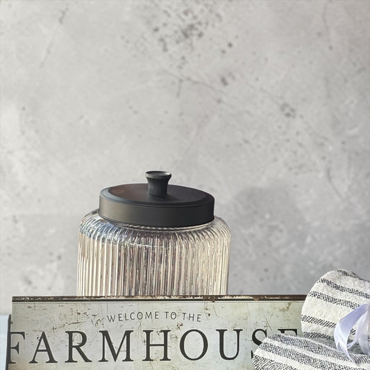 Farmhouse Clear Jar