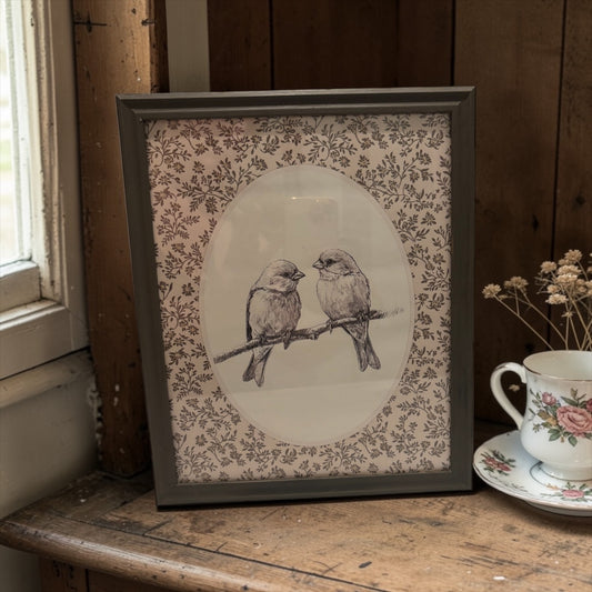 Antique Bird Frame