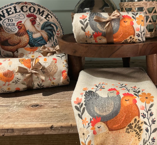 Hen Kitchen Towel