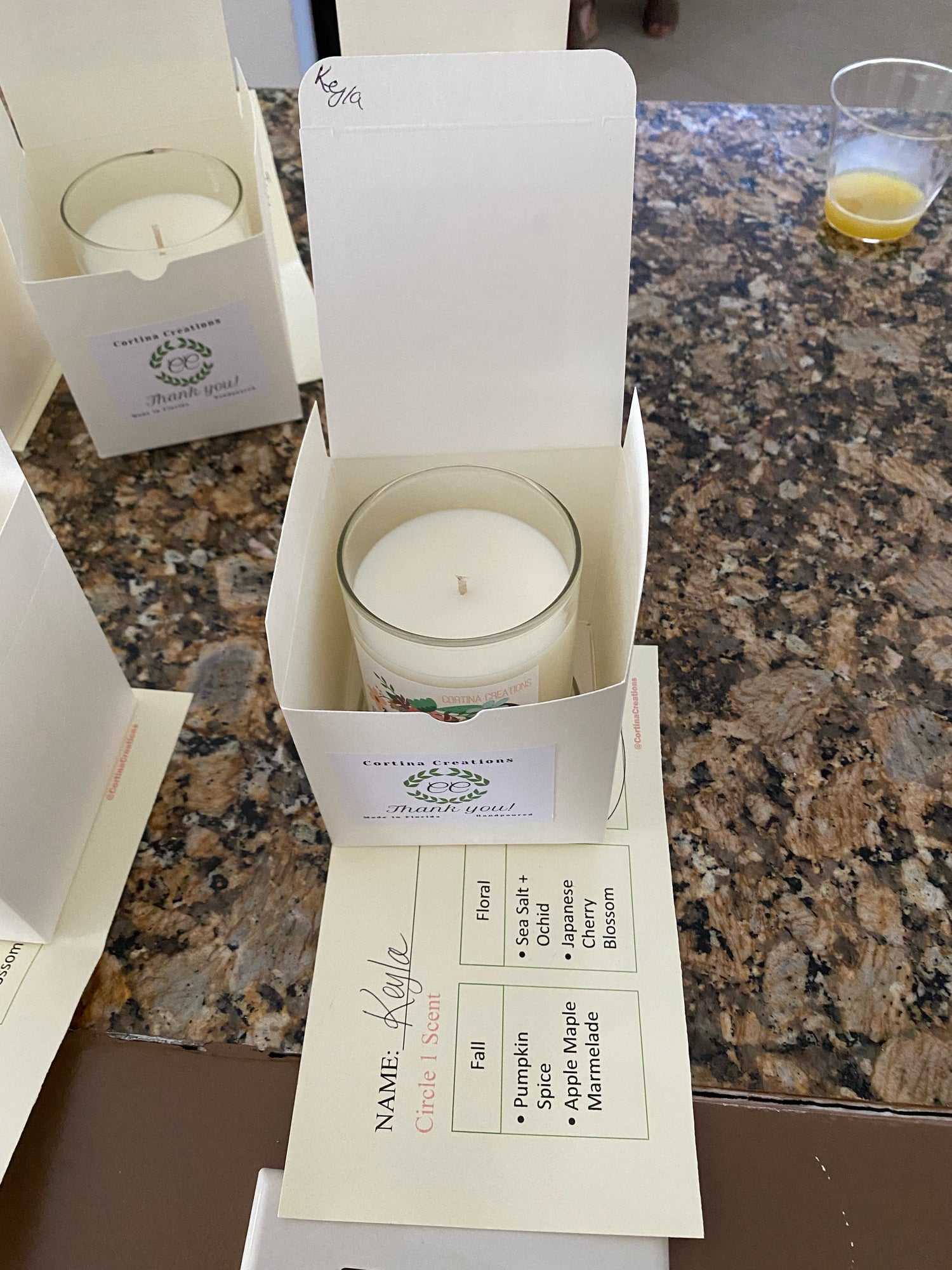Gift box for your handmade Candle